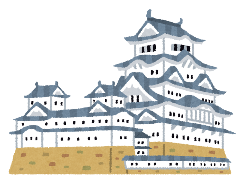 無料イラスト画像 最高のお 城 大阪 城 イラスト 簡単